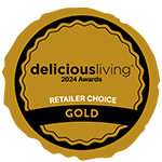 Tildelt »Retailer Choice Gold« ved Delicious Living Awards 2024