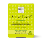 New Nordic Active Liver™-tabletter med marietidsel og gurkemeje bidrager til at understøtte en normal leverfunktion og fedtstofskifte.